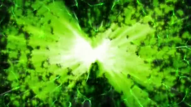 外星绿粒子文摘 — 图库视频影像