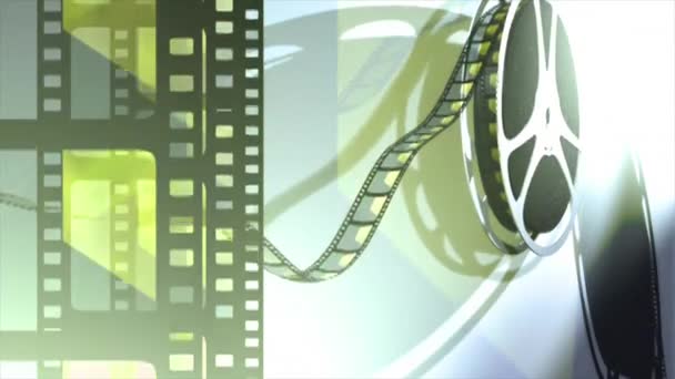 Video Film Strip Movie — Video Stock