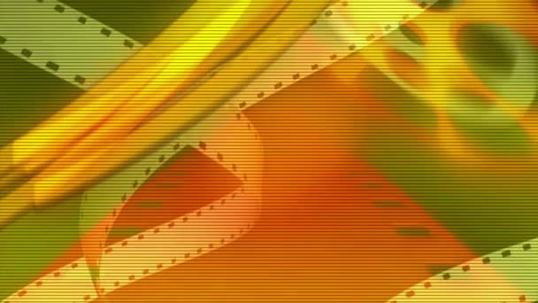 Film Strip Reel Movie — Stock Video