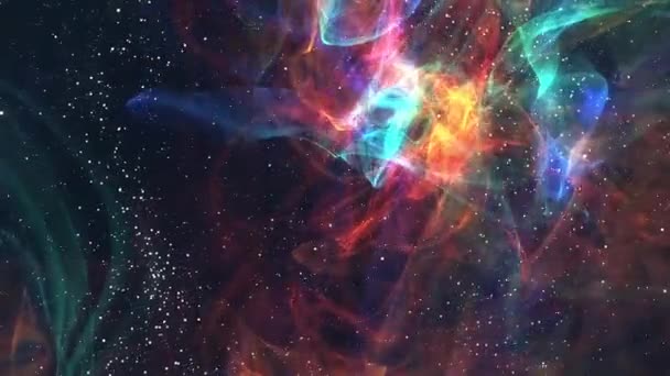 Nebulosa Galaxy Space Fantasy — Stockvideo