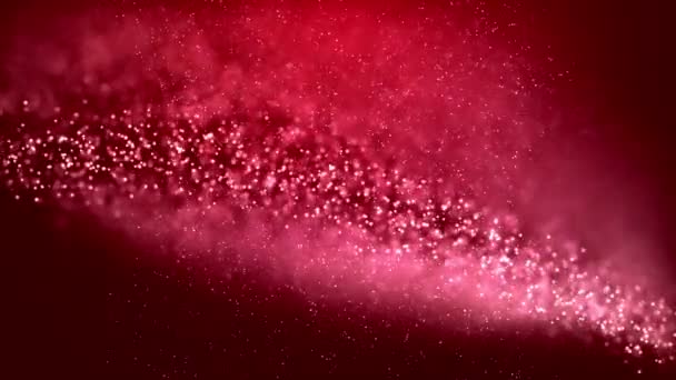 Particle Red Lights Background — Stock Video