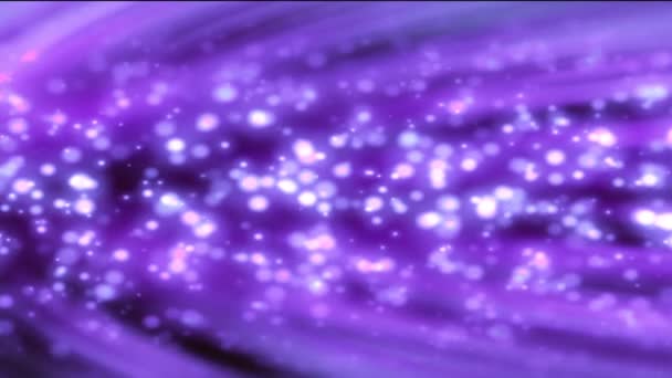 Particelle Lilla Viola Sfocatura Bokeh — Video Stock