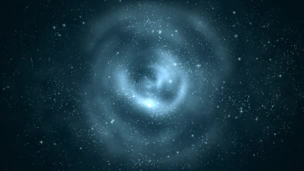 Вселенная Создания Космических Галактик — стоковое видео