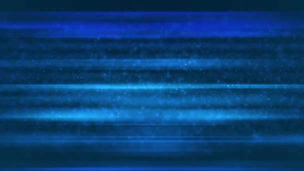 Αστέρια Μπλε Φώτα Χώρου Σωματιδίων — Αρχείο Βίντεο