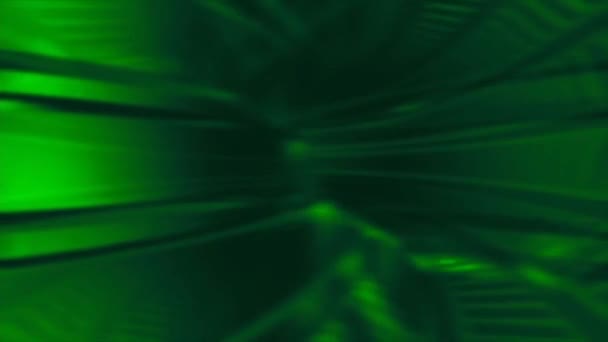 虫洞隧道绿色速度 — 图库视频影像