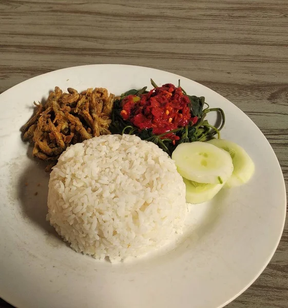 Indonesische Saus Gegrilde Kip Riviervis Het Close Uitzicht Van Geroosterde — Stockfoto