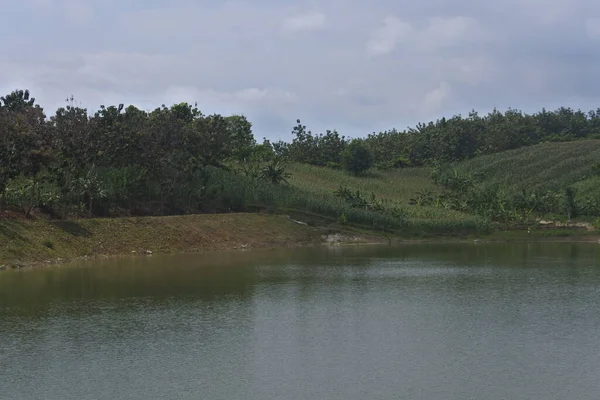 Embung Klopodhuwur Een Van Waterleveranciers Voor Gemeenschapsbehoeften Indonesië — Stockfoto