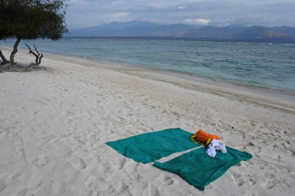 Playa Gili Terawangan Lombok Imágenes de stock libres de derechos