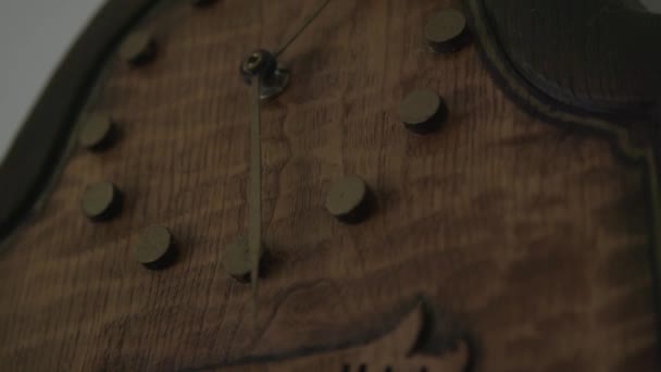 古い木製時計塔 — ストック動画