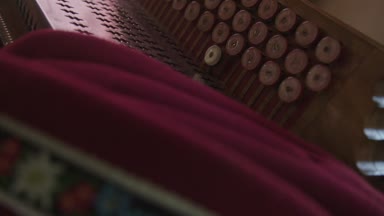 Accordions klavye yakın çekim