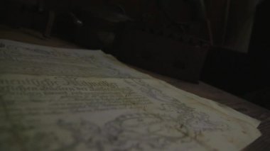 Eski kağıt bir harita