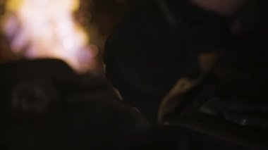 Demirci yangında çelik Isıtma. 