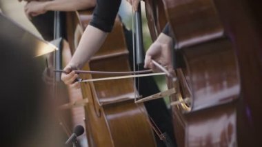 Kontrbas - Kontrbas bir yay ile oynamak