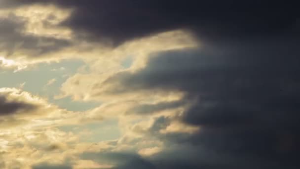 Timelapse Van Een Wolken — Stockvideo