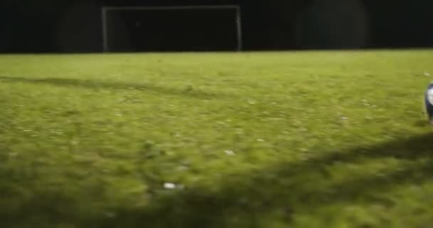Футбол Вечірній Час — стокове відео