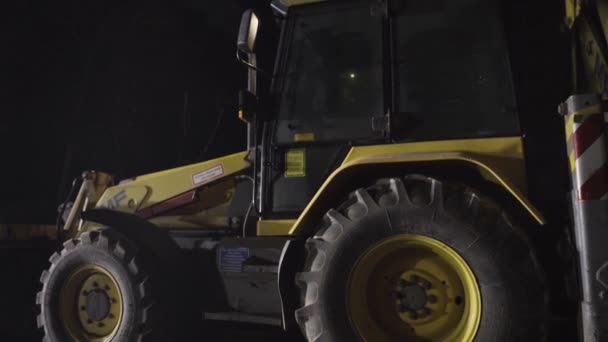 挖掘是起重装载机臂 — 图库视频影像