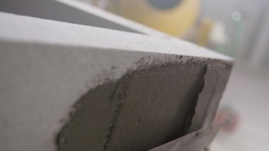 Taze beton tuğla duvara uygulama