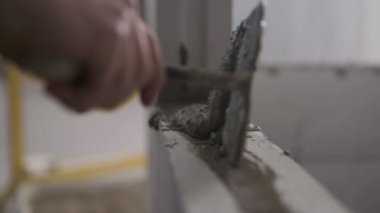 Taze beton bir mala ile uygulama
