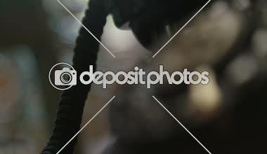 eski bir çevirmeli telefon