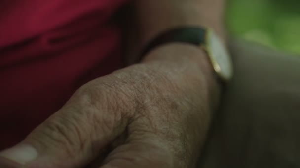 Χέρι Της Γυναίκας Ρολόι — Αρχείο Βίντεο