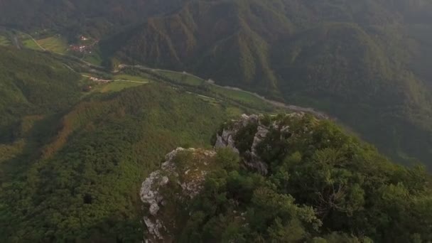 Cima Della Montagna — Video Stock