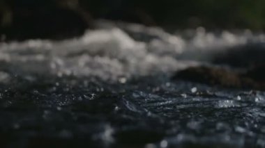 Temiz saf su akışı 