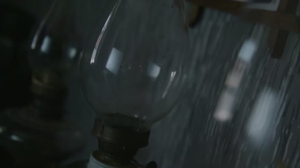 Stare Lampy Naftowe — Wideo stockowe