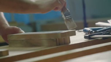  Yapıştırma A ahşap tahta