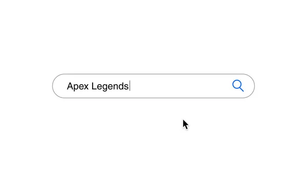 Someone Typed Apex Browser — Stock Photo, Image