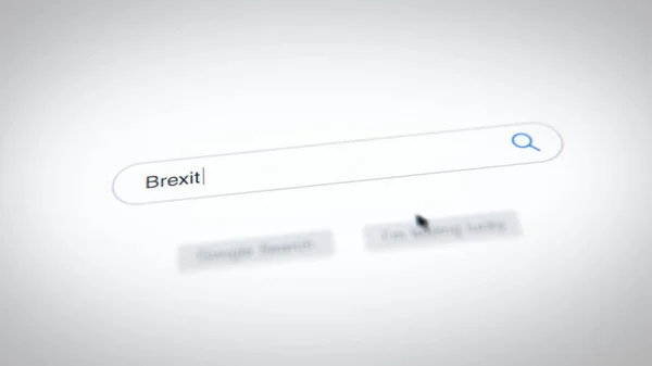 Birisi tarayıcıya Brexit yazmış