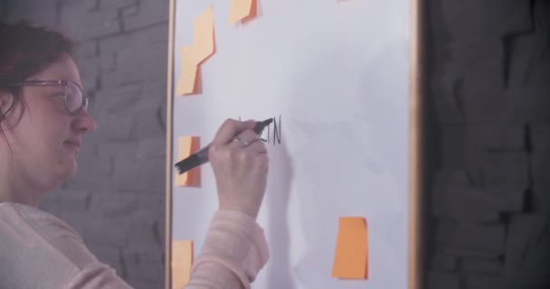 Dessin idée créative avec diagramme — Video