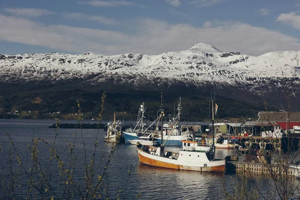 Vissersdorp Noorwegen — Stockfoto