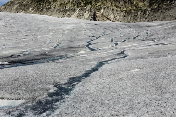 Ледниковый Лед Тает Горе Ледников — стоковое фото