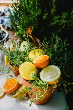 Meze Akdeniz düğün, tek lokma atıştırmak