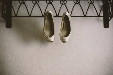 Yüksek topuklu ayakkabı kadınlar onların düğün günü için