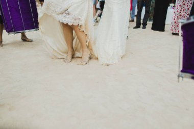 Yeni evli çift onların düğün sonra.