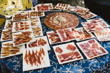 Meze Akdeniz düğün, tek lokma atıştırmak