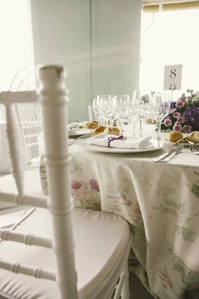 Decoration Centerpieces Wedding Cutlery Vintage Details — Stock Photo, Image