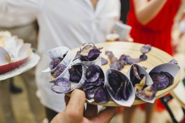 Meze Akdeniz düğün, tek lokma atıştırmak