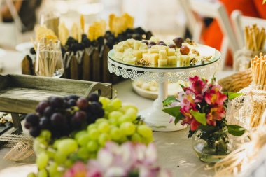 Meze Akdeniz düğün, tek lokma atıştırmak
