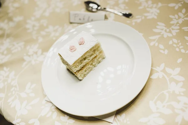 冷たいデザート ウェディング ケーキ — ストック写真
