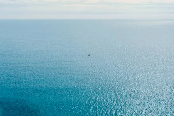 Malerischer Blick Auf Klippen Mit Felsen Der Nähe Des Ozeans — Stockfoto