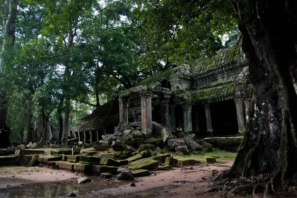 Θρησκευτικοί Ναοί Στην Καμπότζης Angkor Wat — Φωτογραφία Αρχείου