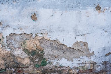 hırpalanmış, kirli ve eski tuğla duvar ve zemin çeşitli renk doku