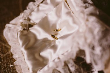 Gümüş ve altın alyans