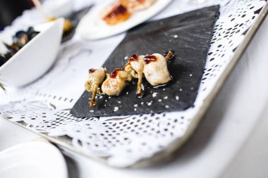 Meze Akdeniz düğün, tek lokma atıştırmak