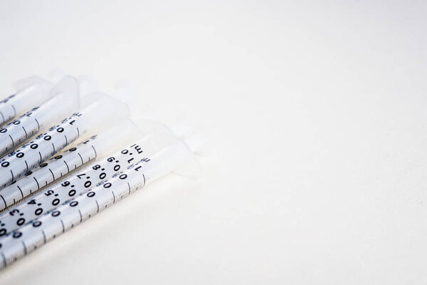 Fine syringes for use in medicine