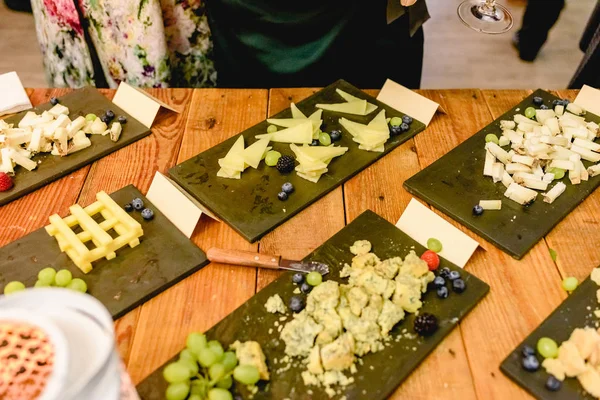 Cheese Buffet Bar Wedding — Stock Photo, Image