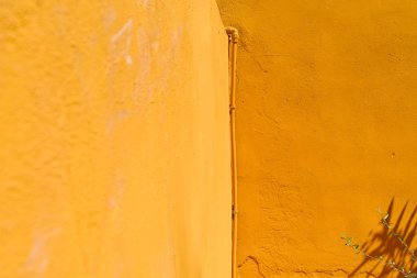 Turuncu boyalı duvar arka plan