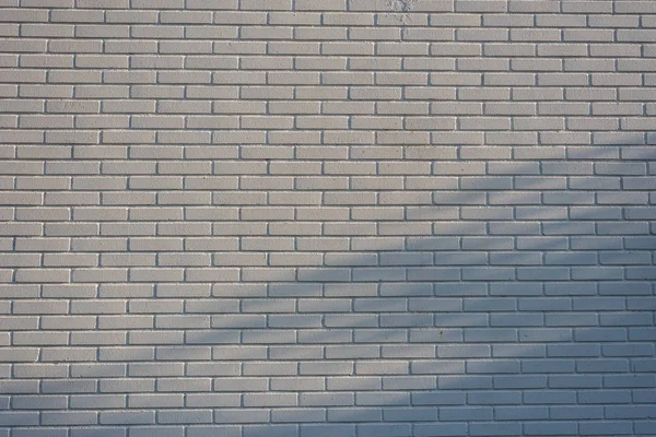 Стена Белого Кирпича Текстурами Закате — стоковое фото
